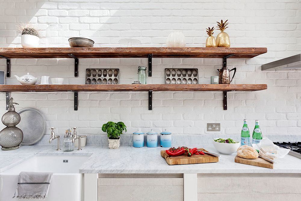 All-white-kitchen-with-slim-and-rustic-open-shelves