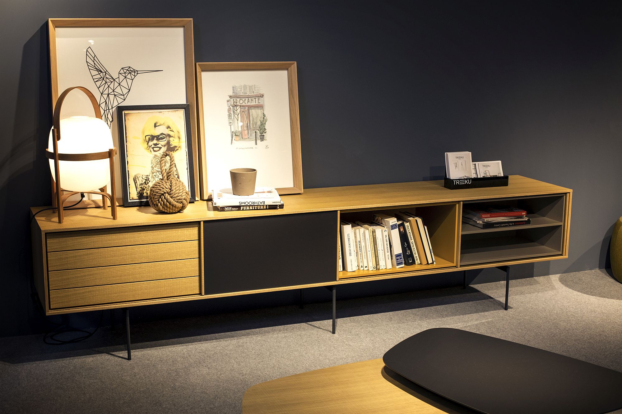 Midcentury-modern-sideboard-can-also-offer-storage-space